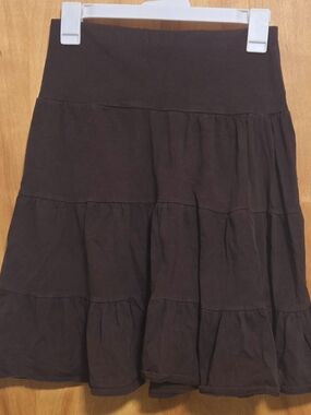 BROWN FASHION GIRL SKIRT